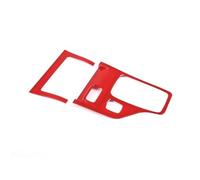 Embellecedor De La Cubierta Del Marco Del Panel De Control Central Para Ford Para Ranger, Para Everest Y Para Wildtrak T7 T8 2015-2022 MCQNDS(Red)