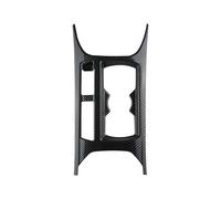 Embellecedor De La Cubierta Del Panel Central Delantero Portavasos Consola Para VW Para T-Roc 2018-2022(Carbonfiber black)