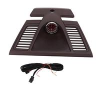 Embellecedor de la cubierta del panel de instrumentos del reloj del tablero Reemplazo de ABS rojo Marsala premium con cronómetro para 2010 a 2016 Incluye arnés y accesorio de (Instrumento rojo