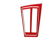 Embellecedor De La Cubierta Del Panel De La Palanca De Cambios Con Diseño De Fibra De Carbono Para VW Para Golf MK8 2020-2023 Y 2024 RHD MCQNDS(Red)