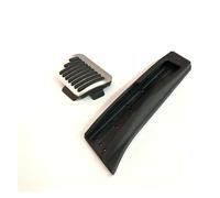 Embellecedor de la Cubierta del Pedal del Acelerador y Freno para BMW E60 E61 E63 E64 E70 M5 M6 Estilo Interior del Coche Pedales de Freno(Plata 2 Piezas para transmisión automática)