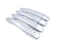 Embellecedor De Manija De Puerta Cromado Para Qashqai J11 2014-2020accesorios Coche Pegatina Fibra Carbono Antideslizante(4Handle 1 Button)