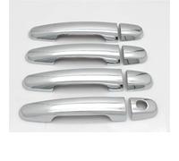 Embellecedor De Manija Puerta Coche, Accesorios Estilo Para Toyota Para Aygo MK2 2015 2016 2017 2018 Decoración exterior(Silver A)