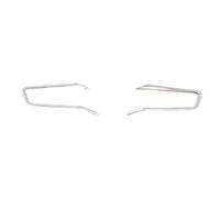 Embellecedor De Marco Para Botones Del Volante De Aleación De Aluminio Para Porsche Para Taycan 2019-2022(Plata)