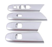 Embellecedor De Marco Para Interruptor Elevalunas Antiarañazos Para Mercedes Para Benz Clase C LHD W206 S206 C43 Para AMG 2022 2024 Interior Accesorios(Plata mate)