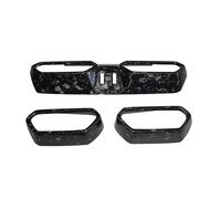 Embellecedor De Panel De Ventilación Interior De Coche De 3 Piezas De Carbono Auténtico Para Lamborghini Para URUS 2018-2025 MENSUNUBNM(Style C)