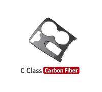 Embellecedor De Panel Portavasos Para Mercedes Para Benz Clase C GLK W204 C204 X204 C200 C300 GLK260 Marco Interior Decorativo De Fibra De Carbono UOEMCRTB(3)