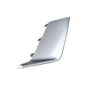 Embellecedor de parachoques delantero for faros antiniebla de Audi RS6 2011-2018, moldura decorativa, color plateado/negro brillante.(Silver Right)