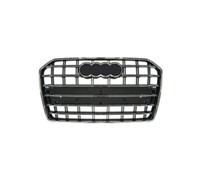 Embellecedor de parrilla cromado negro con orificios para sensores para Audi A6/Rs6 2014-