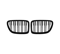 Embellecedor de parrillas de parachoques Para E84 X1 18i 20i 25i 28i 2009-2015 2 Uds Parrillas Carreras Parachoques Delantero Coche Rejillas Riñón Doble Línea Doble Listón regiones