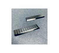 Embellecedor De Pedal De Protección contra Rozaduras De Umbral para Toyota para Raize 2020 2021 2022 2023 Puerta Trasera Caja del Maletero del Coche(Light Black 2pcs)