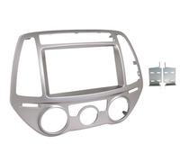 Embellecedor De Radio 2-DIN para Hyundai i20 (Tipo PB) Plata