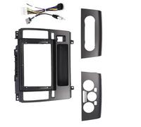 Embellecedor De Radio 9 Pulgadas para Panel De Instrumentos Estéreo 2 DIN DVD MP5 Y Reproductor Android para Nissan para Tiida para Latio 2005-2010 PYPFQUMQGR(Frame an Cord)