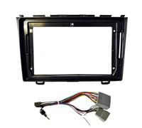 Embellecedor De Radio De 9 Pulgadas Y 2 DIN para CRV 2006 2007 2008 2009 2010 2011 2012 Marco Adaptador Radio