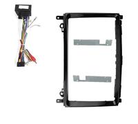 Embellecedor De Radio Estéreo 2 DIN con Reproductor MP5 Android De 9 Pulgadas para Mercedes para Benz B200 Clase A W169 Clase B W245 2005-2011 POMPOMPUR(Frame Cable Canbus)