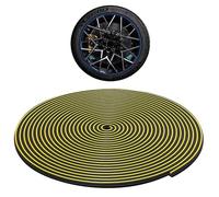 Embellecedor De Rueda, Protector De Llanta for Coche, Protectores De Llanta for Llantas De Coche, Material PVC, 8 M, Apto for Múltiples Modelos De Vehículos(Yellow)
