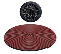 Embellecedor De Rueda, Protector De Llanta for Coche, Protectores De Llanta for Llantas De Coche, Material PVC, 8 M, Apto for Múltiples Modelos De Vehículos(Red)