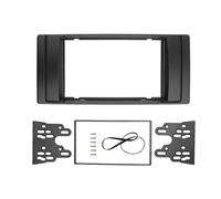 Embellecedor De Salpicadero para Serie 5 (E39) 1995-2003, Doble Panel De 2 DIN con Radio, CD, DVD, GPS Y Reproductor Estéreo. Marco Radio de Coche(178X102mm)