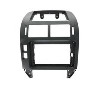 Embellecedor De Salpicadero para VW para Polo 2004-2010 con Sistema Navegación Y Marco para Reproductor Multimedia 9" Montaje Autoradio(Frame-Black)