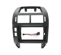 Embellecedor De Salpicadero para VW para Polo 2004-2010 con Sistema Navegación Y Marco para Reproductor Multimedia 9" Montaje Autoradio(Frame-Black-Cord)