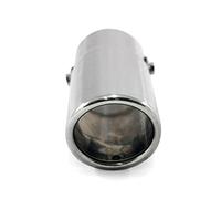 Embellecedor de tubo de escape, tubo de escape, silencioso, deportivo, universal, de acero inoxidable pulido, tuning, deportivo, hasta 53 mm