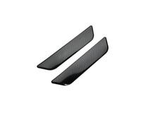 Embellecedor De Umbral Puerta para Tesla para Model 3 2017-2023 Tira Protectora Pedales Fibra Carbono Accesorios para Coche Exterior del Coche(Back-Carbon)