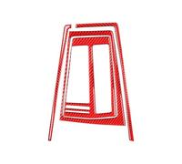 Embellecedor Decorativo Para El Panel De La Palanca Cambios Del Interior Coche Para VW Para Golf 8 MK8 2020 2021 MCQNDS(1 set Red)