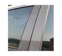 Embellecedor Decorativo para Postes de Pilar B para Civic 8TH Sedan 2006 2007 2008 2009 2010 2011,Moldura Cubierta Poste de Pilar B y C de Columna de Ventana Puerta automóvil,Carbon Fiber