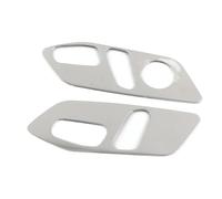 Embellecedor Del Panel De Ajuste Asiento Para Kia Para Sportage NQ5 2022 2023 2024 2025 ABS Acero Inoxidable.(Silver Style)