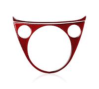 Embellecedor Del Panel De Cambio Marchas Manual La Consola Central Para Fiat 500, 500C 2007-2024 Y 500e 2009-2019(Red)