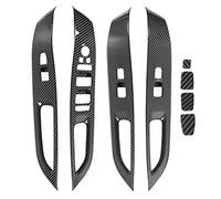 Embellecedor del Panel del Interruptor de la Ventana de la Puerta para Hyundai Tucson 2022+ LHD 8 Piezas Decoración del Panel del Interruptor de la Ventana de la Puerta Estilo de