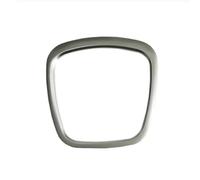 Embellecedor del Volante para Coche A3 8P A4 B6 B7 B8 A5 A6 C6 Q7 Q5, Emblema, Insignia, Marco, Cubierta, Logotipo Central, Accesorios (plateado2)