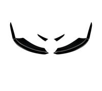 Embellecedor Divisor del Alerón del Parachoques Delantero para Mercedes para Benz Clase A W177 A180 A200 A35 A45 AMG 2023+(Glossy Black A B)