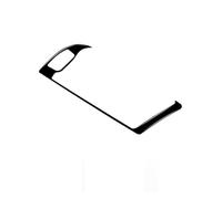 Embellecedor Exterior Del Panel De Navegación Plástico PVC Blando Para A4 Para B8 2009 2010 2011-2016 Color Negro Piano Coche Decorativo Interior Tiras(RHD)