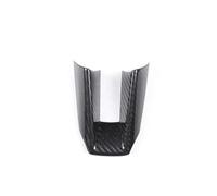 Embellecedor Forma U Volante Para 911 Y Para Macan | Para Panamera para Taycan 2019-2023 marco decorativo interior fibra carbono para coche(Carbon Fiber Black)