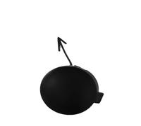 Embellecedor Gancho Remolque Coche Tapa de Gancho Remolque Parachoques Delantero para VW para Polo 6R 2009-2013 6RD807241 6R0807241(Primer)