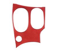 Embellecedor Interior Coche Compatible Con Chevrolet Para Corvette Para C6 2005-2013 Auto Panel Palanca Cambios Consola Central Decoración Pegatina Accesorios Interiores Coche(Red)