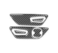 Embellecedor Interior Coche Compatible Con Ford Para Mustang GT 2015-2021 Coche Para Asiento Ajuste Botón Panel Marco Moldura Cubierta Pegatina Decoración Accesorios Auto(Left-hand drive)