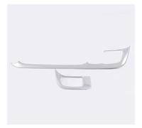 embellecedor interior coche Para Fit Para Jazz Para Crosstar 2021 Tablero Delantero Coche Cubiertas Decoración Interior Piezas Panel Instrumentos Accesorios De Estilo(Silver)