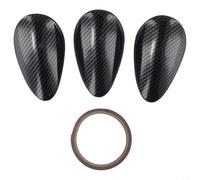 Embellecedor interior de tablero para Nissan 370Z 2009-2020, 3 piezas, cubierta de fibra de carbono, mejora el diseño interior del vehículo