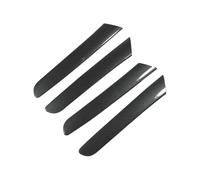 Embellecedor Interior para VW para Golf 6 MK6 2008-2011 2012 2013 4 Piezas ABS Textura Fibra Carbono Puerta Interior Coche Panel Ventana Tiras Cubierta Embellecedor Protector Decoración Interior
