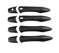 Embellecedor Manija Puerta Coche Estilo Pasta ABS Carbono Negro Para Infiniti QX80 2008 2010 2011 2013 2016 2017 2018 2019 Funda para manija de puerta de coche(Style 3)