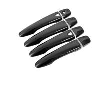 Embellecedor Manija Puerta Para Nissan Navara NP300 Frontier D23 2015-2023, Accesorios Coche, Juego Pegatinas Negro Brillante. Antideslizante(4Handle 2 Buttons)