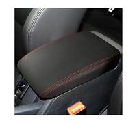 Embellecedor Marco Coche Cubierta Interior De La Tapa Consola Central Del Reposabrazos Coche Para VW Para Golf 6 MK6 2009-2012(Black Red line)