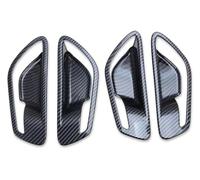 Embellecedor Marco Coche Para Hyundai Para Tucson NX4 2021-2024 Cubierta De Cuenco Para Manija De Puerta Interior De Coche Accesorios De Decoración(Carbon Fiber)