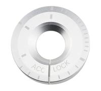 Embellecedor Marco Coche Pegatina Para Interruptor Llave Encendido Coche Para VW Para Golf 4 5 6 7 MK6 MK5 Para Polo Para Passat B5 B6 B7 Para Octavia Para Rapid(Grey)