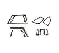 Embellecedor Marco para 3 4 Series F30 F32 2013-2018 Fibra Carbono Real Interior Coche Lado Central Aire Acondicionado Cubierta Ventilación Salida Pegatina Embellecedora Coche Interior Cubierta Panel