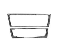 Embellecedor Marco para A4 para B8 para A5 para Q5 para 8R 2009-2016 Interiores Coche Panel CD Control Central Decoración Embellecedor Adhesivos Fibra Carbono Cubierta Coche Interior Cubierta Panel