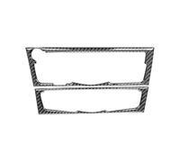 Embellecedor Marco para A4 para B8 para A5 para Q5 para 8R 2009-2016 Interiores Coche Panel CD Control Central Decoración Embellecedor Adhesivos Fibra Carbono Cubierta Coche Interior Cubierta Panel