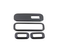 Embellecedor Marco Para Interruptor Elevalunas Cubierta Panel Botones Embellecedor Para Mercedes Para Benz A CLA Clase W177 V177 C118 W118 2019-2024 Interior Accesorios(Aspecto de carbono)
